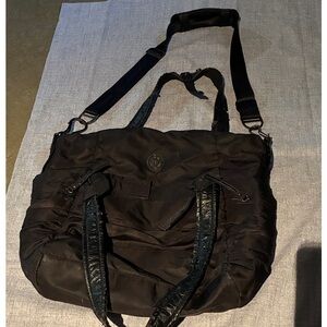 LULULEMON Black Duffle Bag Crossbody Purse